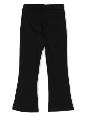 Aigner Kids pantalon de jogging à logo brodé - Noir