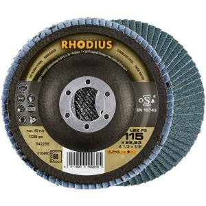 Rhodius 210662 LSZ F3 Lamellenschijf Diameter 115 mm Boordiameter 22.23 mm RVS 1 stuk(s)