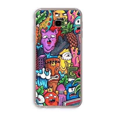 Vexx Mixtape: Samsung Galaxy J4 Plus Transparant Hoesje