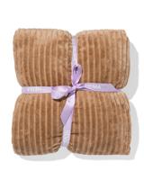 HEMA Plaid 130x150cm sherpa bruin (beige)