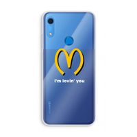 I'm lovin' you: Huawei Y6s Transparant Hoesje