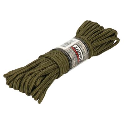 Stevig outdoor touw - 5 mm - 15 meter lang - koord - groen - multifunctioneel bindtouw