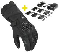 MACNA Rafino RTX 12V 3A kit, Verwarmde motorhandschoenen, Zwart