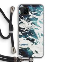Golven: Huawei P40 Lite Transparant Hoesje met koord