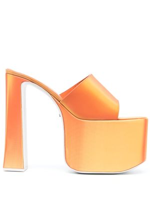 GCDS sandales 170 mm à semelle plateforme - Orange