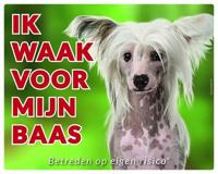 Chinese Naakthond Waakbord - Ik waak voor