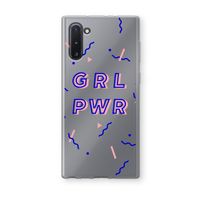 GRL PWR: Samsung Galaxy Note 10 Transparant Hoesje