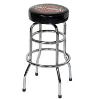 Harley-Davidson Barkruk - Klassiek Logo - Stoere Retro Barkruk voor Mancave & Thuisbar