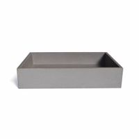 Urbi et Orbi Opzet Wastafel Immissio Beton 70x45x15 cm - Antraciet