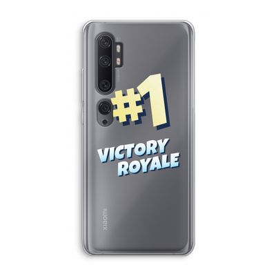 Victory Royale: Xiaomi Mi Note 10 Transparant Hoesje