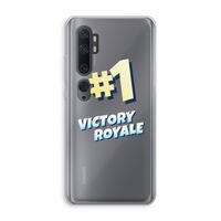 Victory Royale: Xiaomi Mi Note 10 Transparant Hoesje