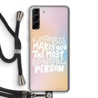 The prettiest: Samsung Galaxy S21 Plus Transparant Hoesje met koord