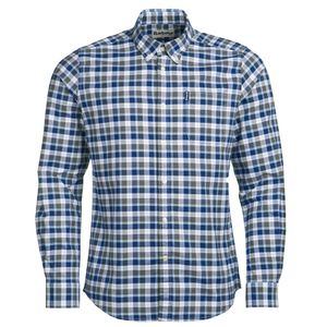 Herenshirt Country Check 15 tailored fit olive