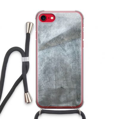 Grey Stone: iPhone SE 2020 Transparant Hoesje met koord