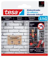 tesa 77902 Zelfklevende schroef vierkant (l x b) 18 mm x 11 mm Beige Inhoud: 2 stuk(s)