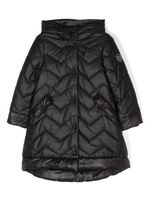 Monnalisa manteau matelassé à manches longues - Noir
