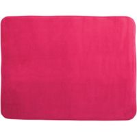 MSV Badkamerkleedje/badmat tapijt - voor op de vloer - fuchsia roze - 50 x 70 cm   -