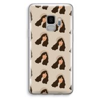Bonjour mon amour: Samsung Galaxy S9 Transparant Hoesje