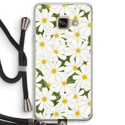 Summer Daisies: Samsung Galaxy A3 (2016) Transparant Hoesje met koord