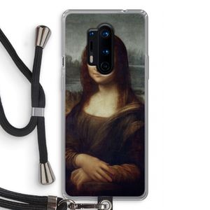 Mona Lisa: OnePlus 8 Pro Transparant Hoesje met koord