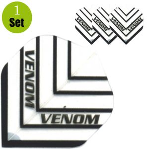 Ruthless Venom HD150 Dartflights - Wit