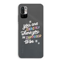 Right Place: Xiaomi Redmi Note 10 5G Transparant Hoesje