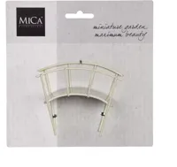Mica Decorations Brug mini gardening off white l10xb5xh8cm