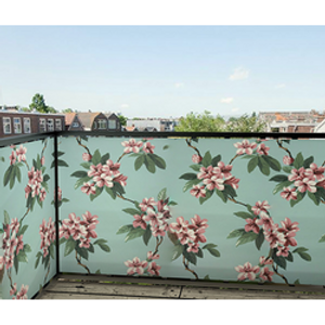 Balkonscherm Bloemen print 1 (250x90cm Enkelzijdig)