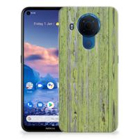 Nokia 5.4 | Bumper Hoesje | Green Wood