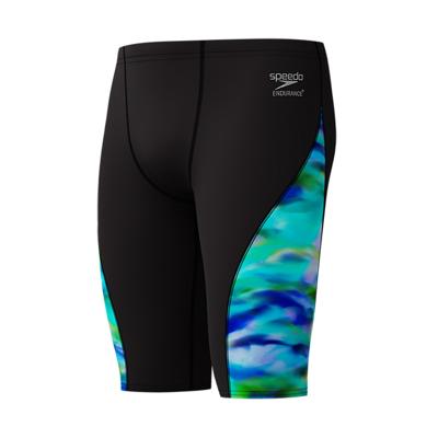 Speedo Spliced Printed jammer zwart/groen heren