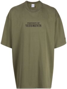 VETEMENTS t-shirt Property Of Vetements - Vert