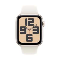 Apple Watch SE GPS + Cellular 44mm Aluminium Case met Sport Band - M/L Smartwatch Grijs