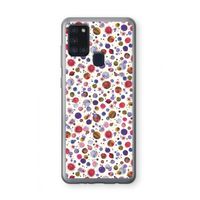 Planets Space: Samsung Galaxy A21s Transparant Hoesje