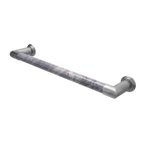 Elektrische Radiator Cascade 60x12 cm Bardiglio Nuvolato Marble / Brushed Nickel HD Heating