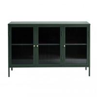 Nordic Home Olan glazen dressoir - 130 cm - groen - thumbnail