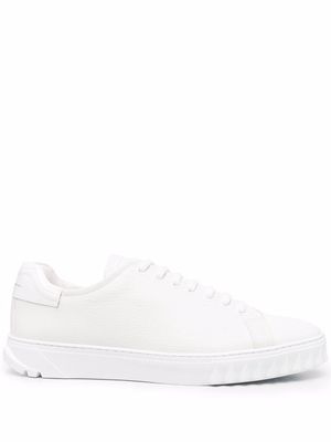 Ferragamo baskets à logo - Blanc