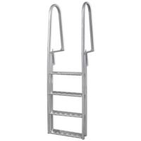 VidaXL Dok/zwembadladder met 4 treden aluminium 167 cm