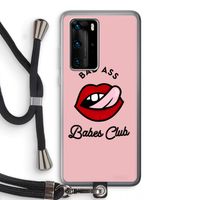 Badass Babes Club: Huawei P40 Pro Transparant Hoesje met koord