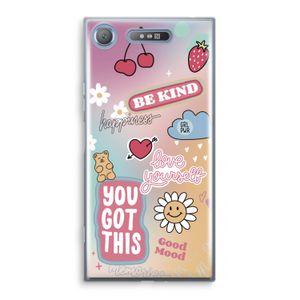 Positivity: Sony Xperia XZ1 Transparant Hoesje