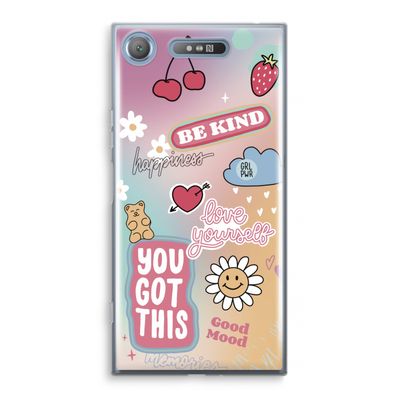 Positivity: Sony Xperia XZ1 Transparant Hoesje