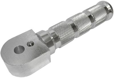 VPARTS Footrests vicma silver, 236pl