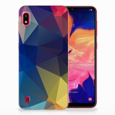 Samsung Galaxy A10 | TPU Hoesje | Polygon Dark