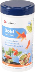 Gold vlokvoer goudvis 250ml - Flamingo