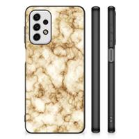 Samsung Galaxy A23 Marmeren Print Telefoonhoesje Marmer Goud