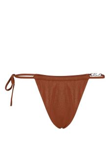 Karl Lagerfeld bas de bikini Signature - Rouge