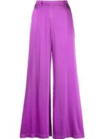 Forte Forte pantalon palazzo satiné - Violet - thumbnail