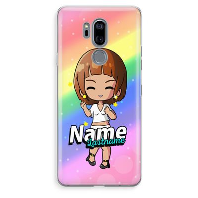 Chibi Maker vrouw: LG G7 Thinq Transparant Hoesje