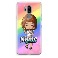 Chibi Maker vrouw: LG G7 Thinq Transparant Hoesje