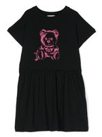 Moschino Kids robe à imprimé Teddy Bear - Noir - thumbnail