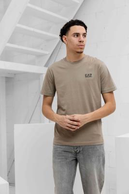 EA7 Emporio Armani 7M001327 T-Shirt Heren Beige - Maat XS - Kleur: Beige | Soccerfanshop
